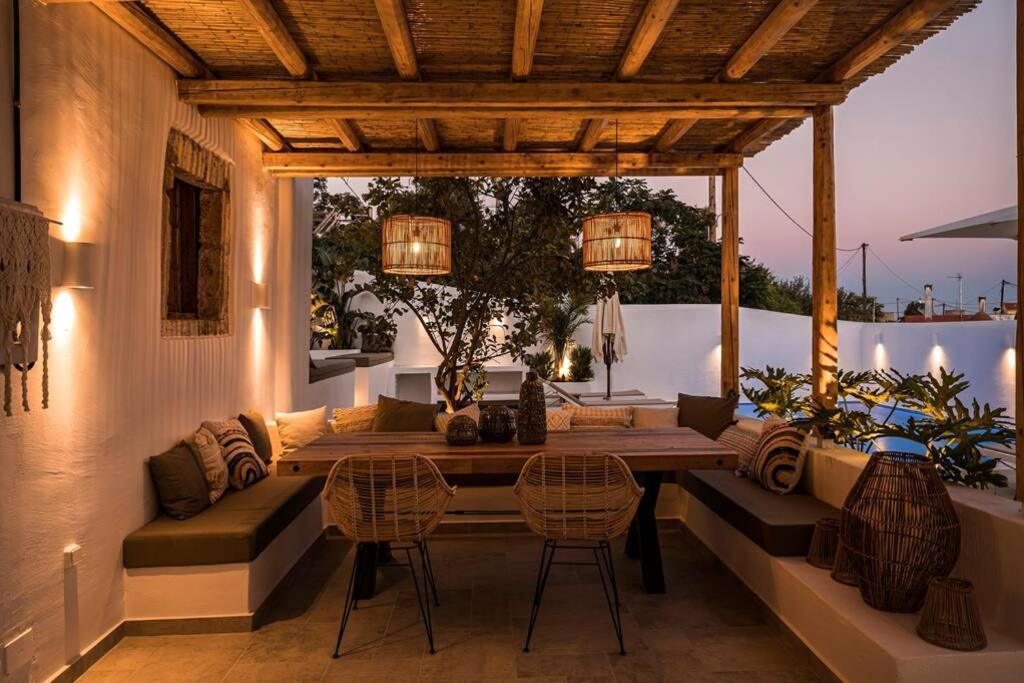 Casacarma I, Privater Pool, Boho-design, Tradition Villa Lachaniá