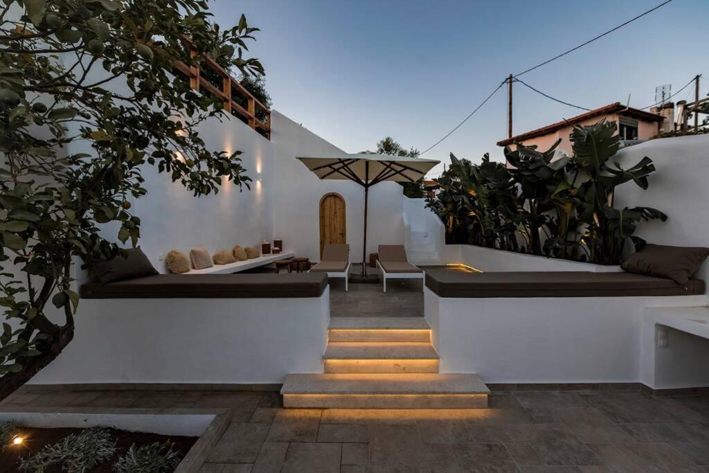Casacarma I, Privater Pool, Boho-design, Tradition Villa Lachaniá